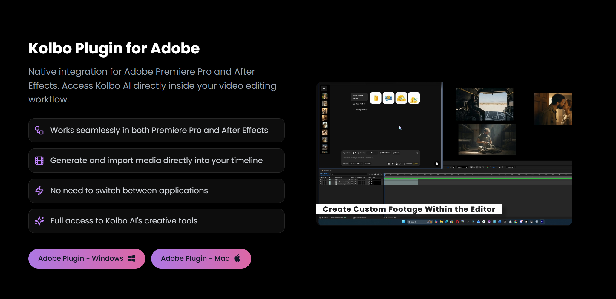 Kolbo Adobe Plugin