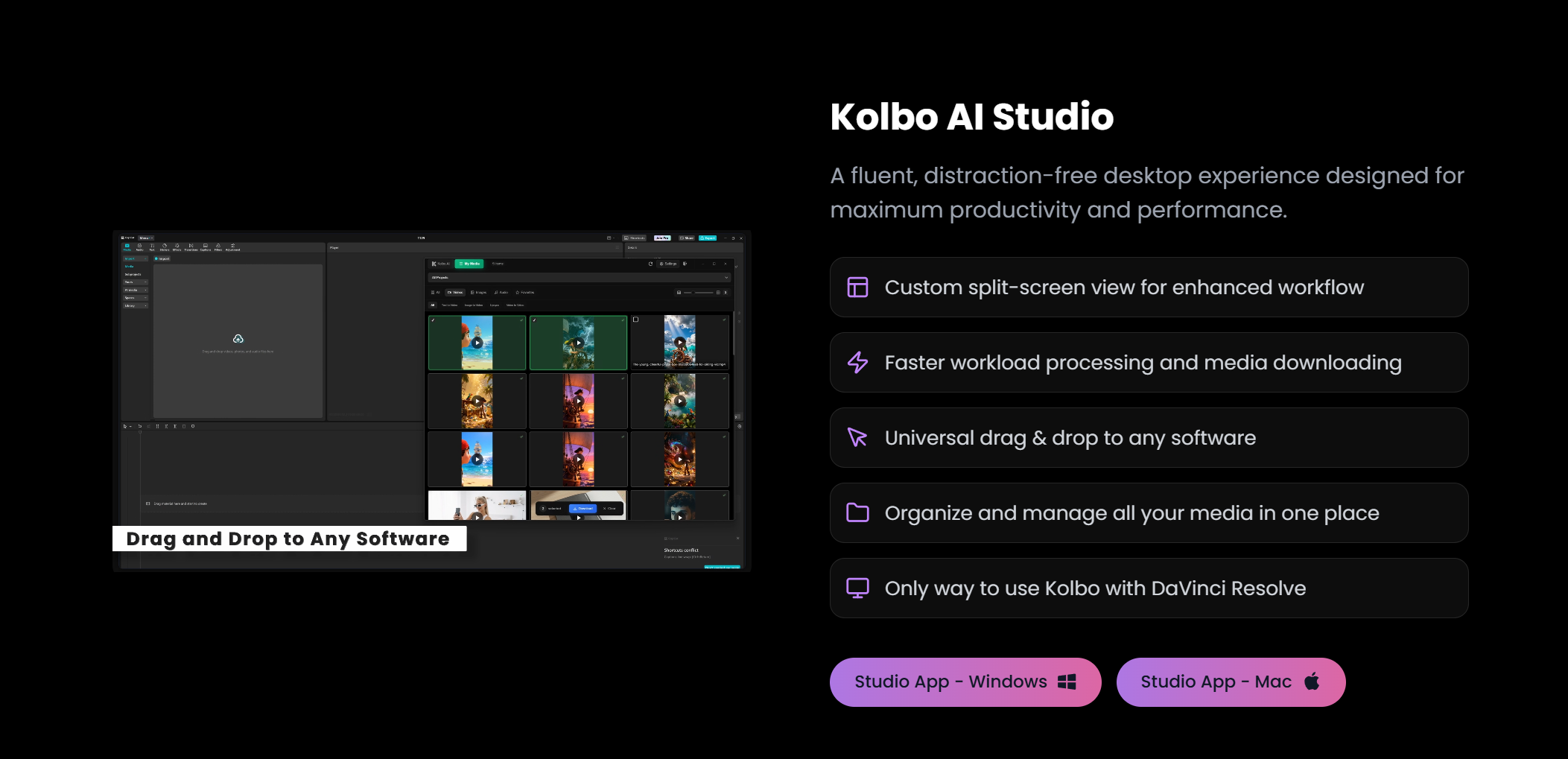 Kolbo Desktop App
